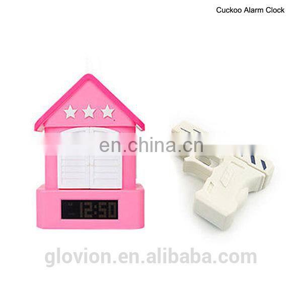 Hot sale funny clock funny kids alarm clock gun clock