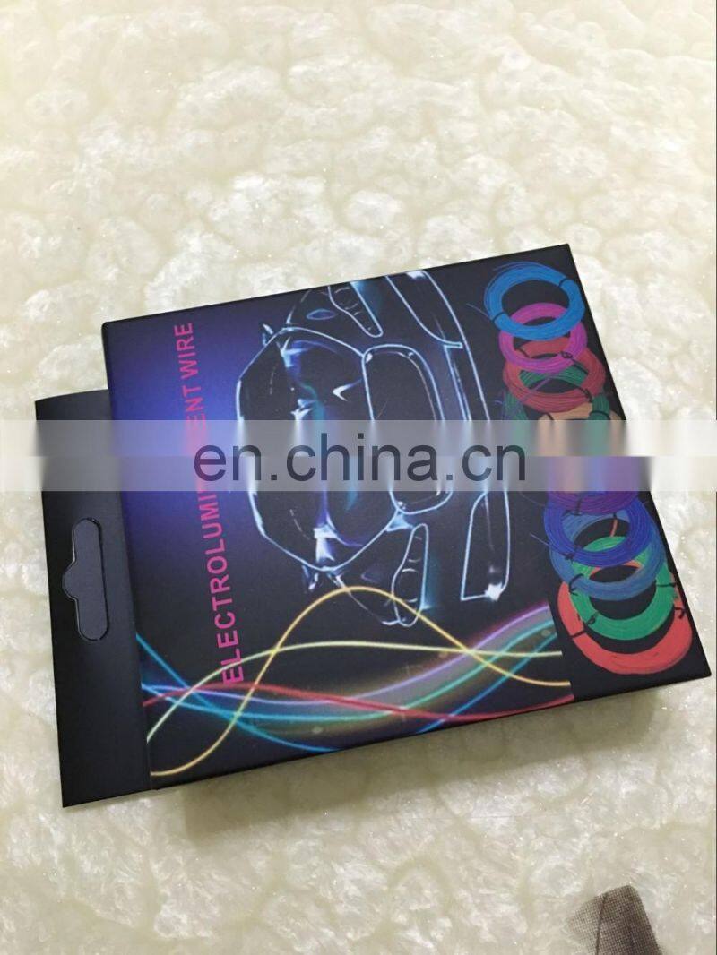 Car EL Wire with belt sound active flashing Kit Set