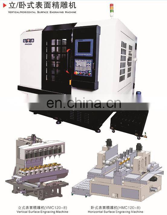 CNC metal engraving and milling machine for surface carving