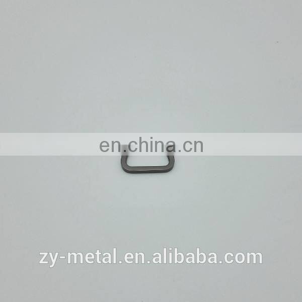 New products 25mm black zinc alloy metal D ring