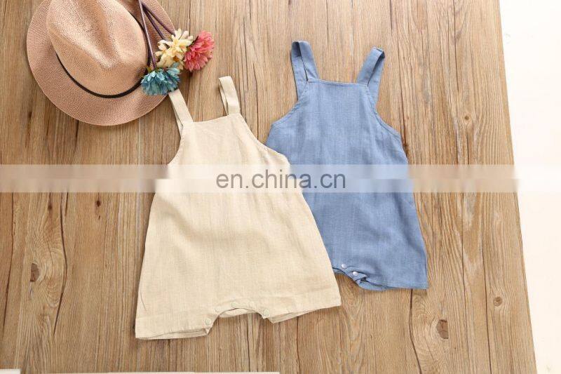 Wholesale Soft Toddler Summer Baby Romper Baby Girl Boy Rompers