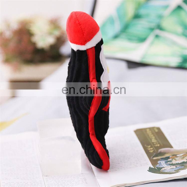 New arrival squeaky Santa Claus pet christmas plush dog toy