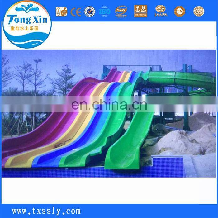 High-speed fiberglass water slide for sale