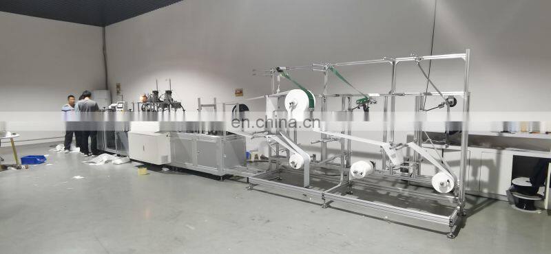 Low power consumption mask production machine KN95 breathing valve mask machine for sale