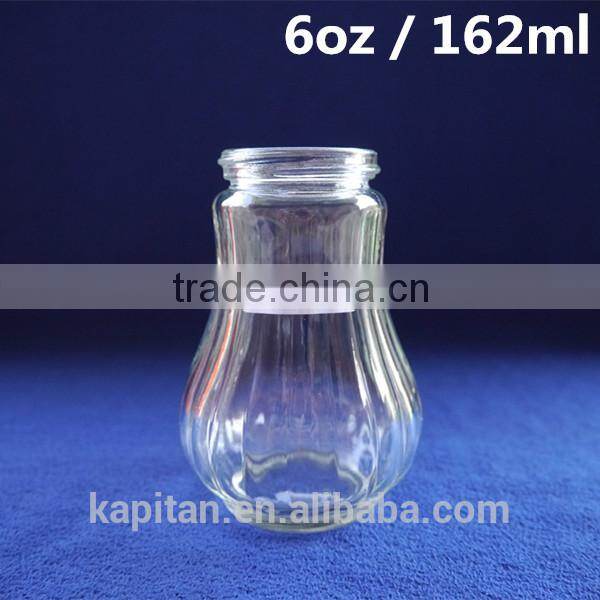 6oz 162ml Empty Glass Spice Jars / Containers Wholesale