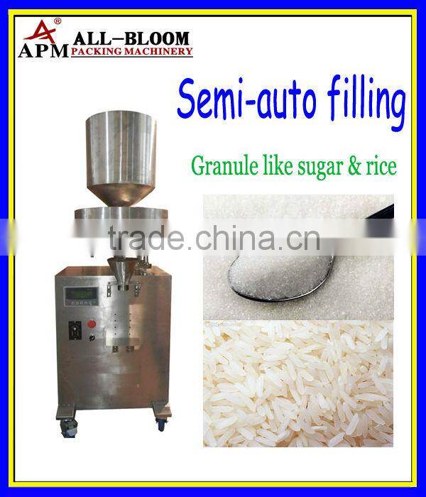 semi-auto rice measuring and filling machine