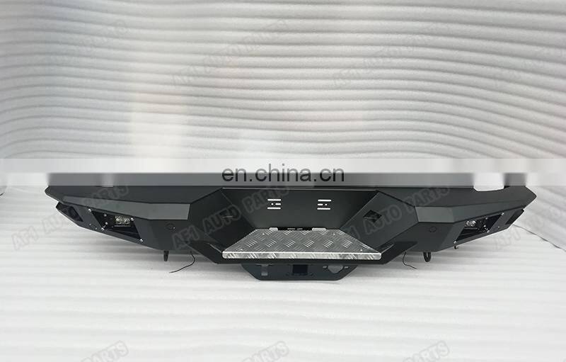 Black Powder Coat Rear Bumper For Hilux REVO  VIGO