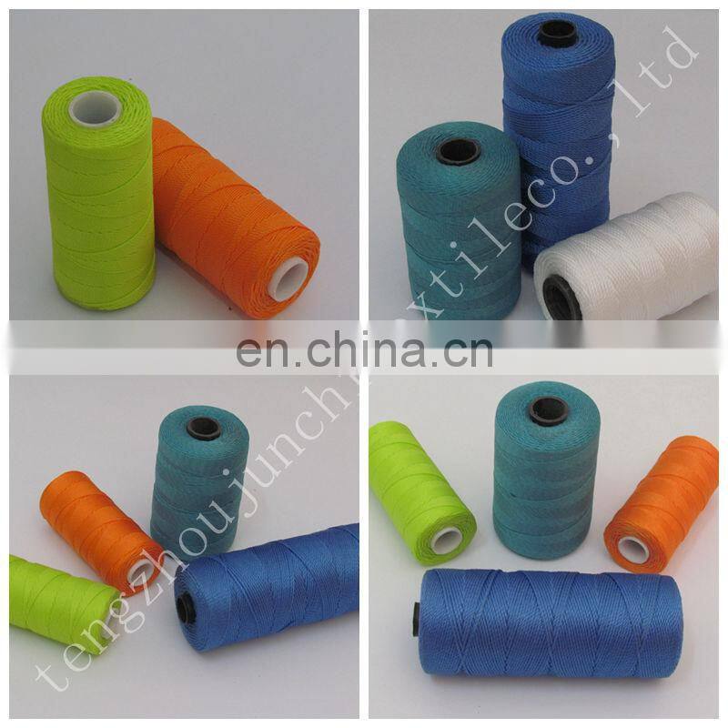 Junchi good quality high quality gold cup colorful twisted polypropylene twine