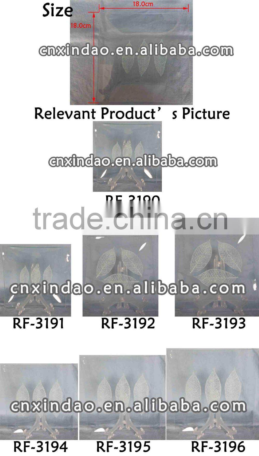 Hot Sale Good Quanlity Nice Designed Personalized Art Glaass Plate for Gift Made In China