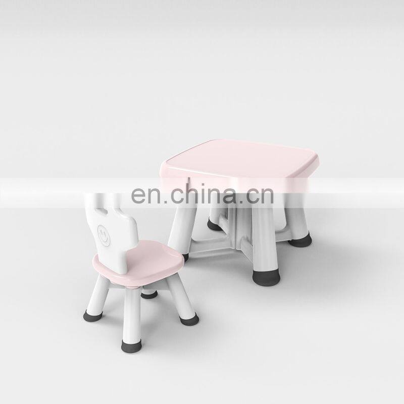 New Kindergarten Plastic Table and Chair sets Lovely Colorful Children Furniture sets for Kids