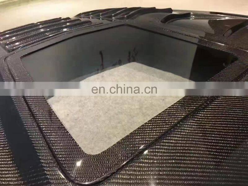 Runde High Quality Carbon Fiber Material For Nissan GTR R35 Modify Carbon Fiber Transparent Hood Engine Bonnet Hood Cover