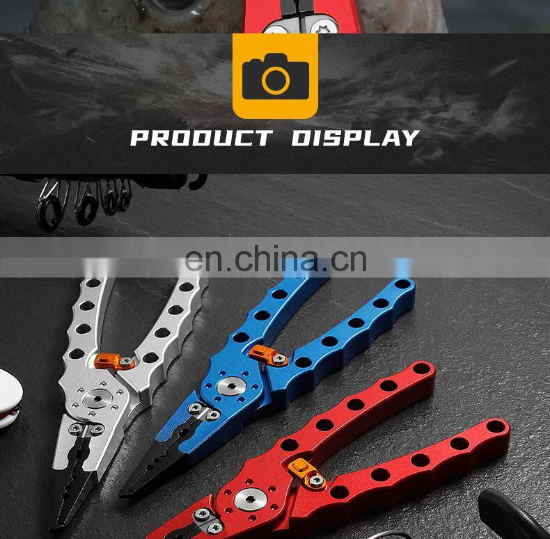 New Aluminum Alloy Outdoor Fishing Tools High Quality Luya Pliers Hook Hook Portable Pliers