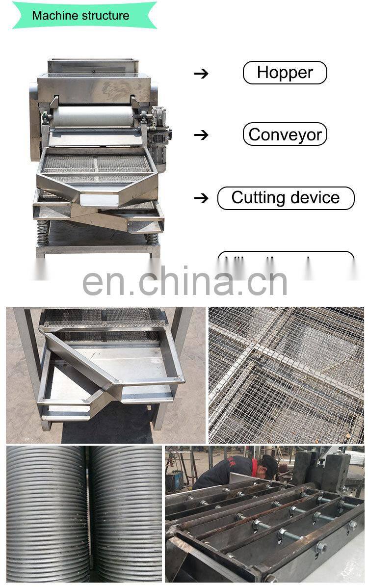 Hot Sale Automatic Peanut Crushing Almond Chopping Chestnut Cutting Machine Nut Dicing Chopper Machine