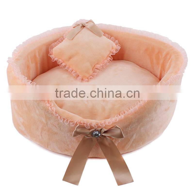 Direct supplier cheap pet bed pulls out the rope dual purpose nest for pet