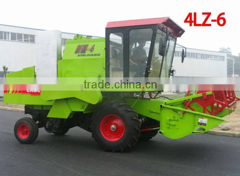 4LZ-6 Hot sale combine wheat and paddy rice harvester