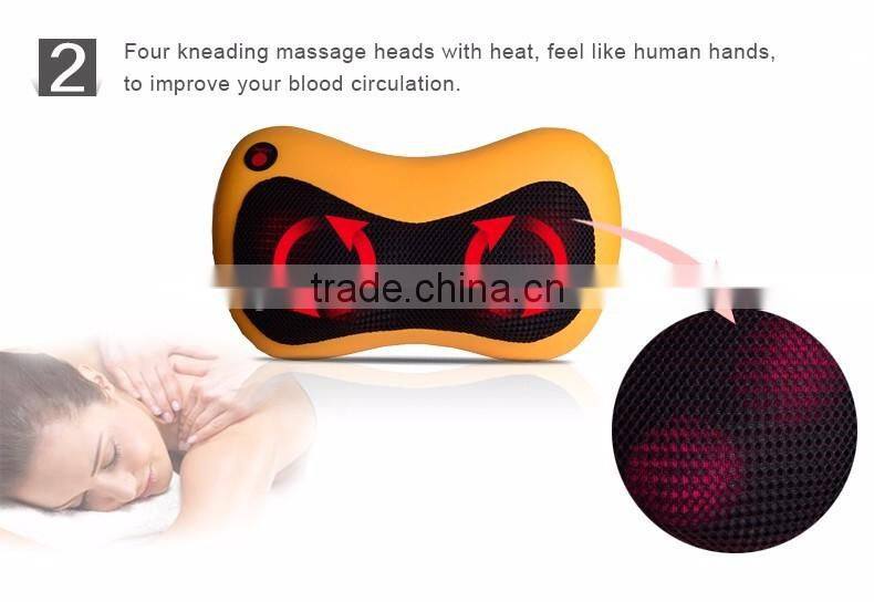 Top quality and great price factory newest portable massage pillow,newest electric shiatsu,massage pillow