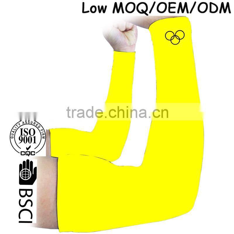 2016 spandex nylon compression cooling arm sleeves cover UV sun protection