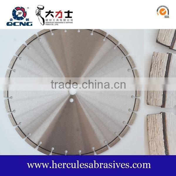 Green concrete or reinforeced concrete structure cutting laser welded diamond saw blade