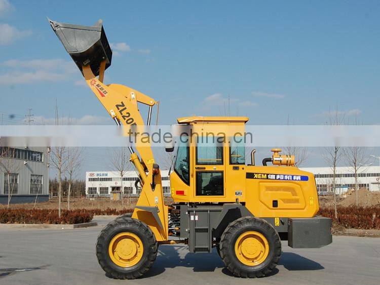 ZL20 mini loader with joystick/pallet fork / snow blower
