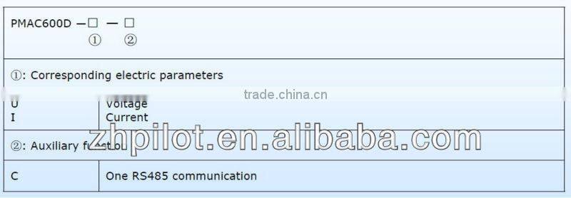 PMAC600D RS485 Voltage/Current meter