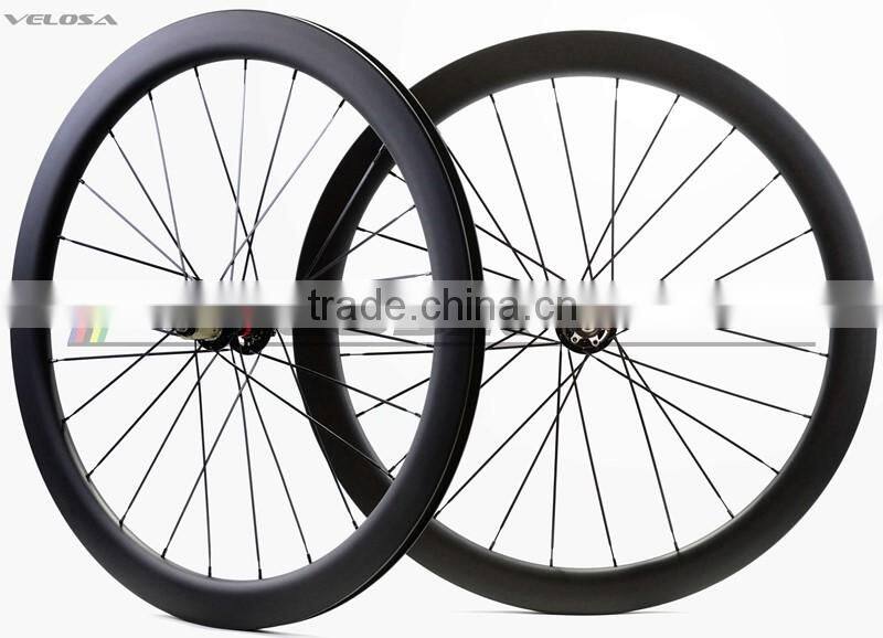 hot saling road bike 50mm disc 25mm wide clincher wheel,disc braking wheel 700C wheels