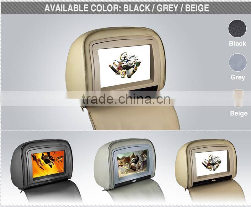 New coming 9inch headrest DVD with phone link