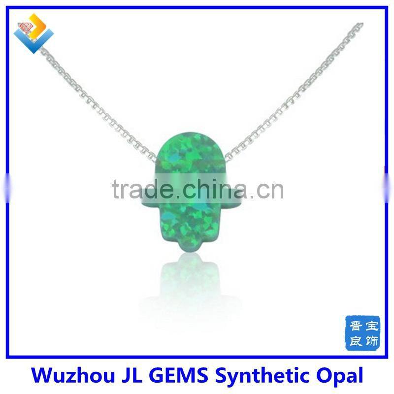 popular 925 sterling silver opal pendant charm 8 opal pendant for ladies