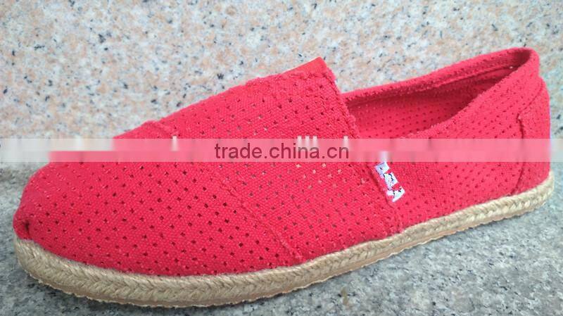 Factory, Lovers Jute sole Blank Canvas Shoes Plain White flat casual shoes