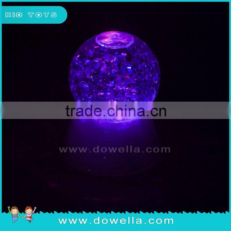 christmas crystal ball with snow