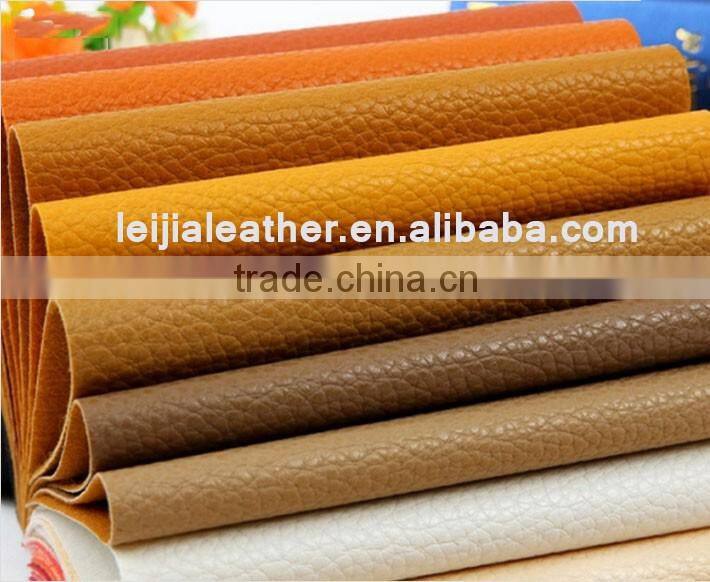 Classical color design embossed pvc synthetic leather for car interior car seat covers and sofa