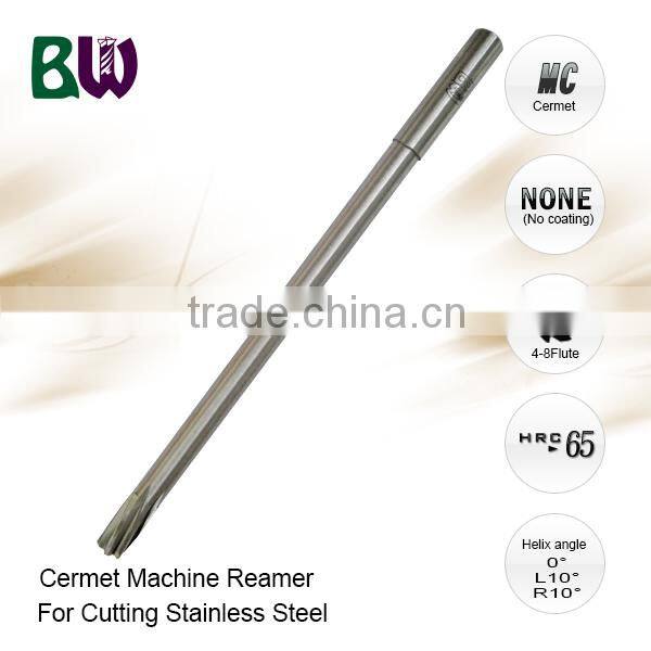 Cermet Material Machine Precision Reamer For Metalworking