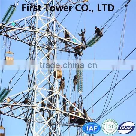 Double circuit transmission line tower
