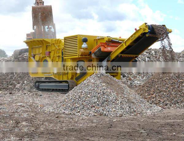 Portable track small mobile crusher for sale