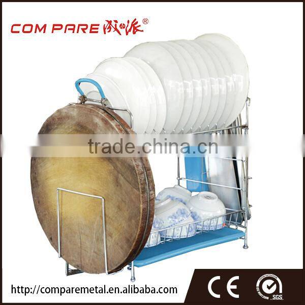 Iron chrome plated metal wire dish rack