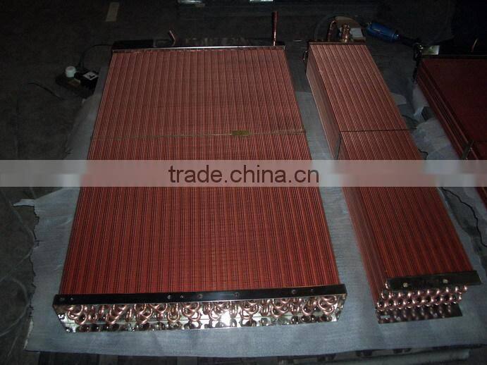 copper tube and aluminum fin coil for evaporator