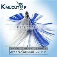 Mouse over image to zoom 6x-Pusher-Trolling-Fishing-Lures-Rigged-Skirted-Big-Game-Marlin-Tuna-80lb-line 6x-Pusher-Trolling-Fis