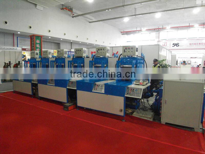 2015 best selling double color full Automatic hydraulic rubber machine