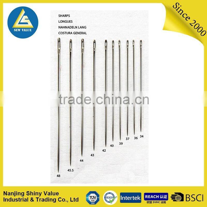sharp point canvas needle,sewing needles supplies
