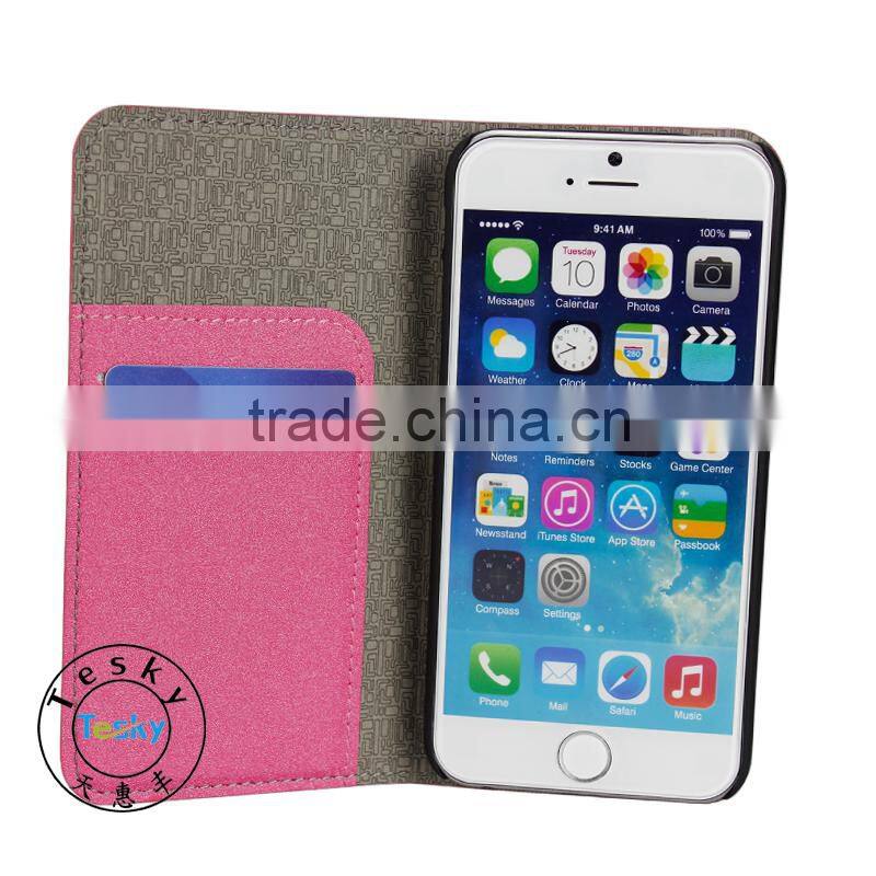 For iphone 6,Universal Wallet Case Crazy House Line Mobile Phone Leather Case For Iphone 6