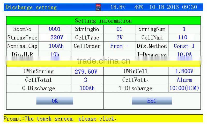 220V 60Amps battery testing/battery load tester/battery discharger real capacity tester