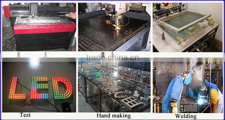 New style illuminated sign manufacturer LED neon letter