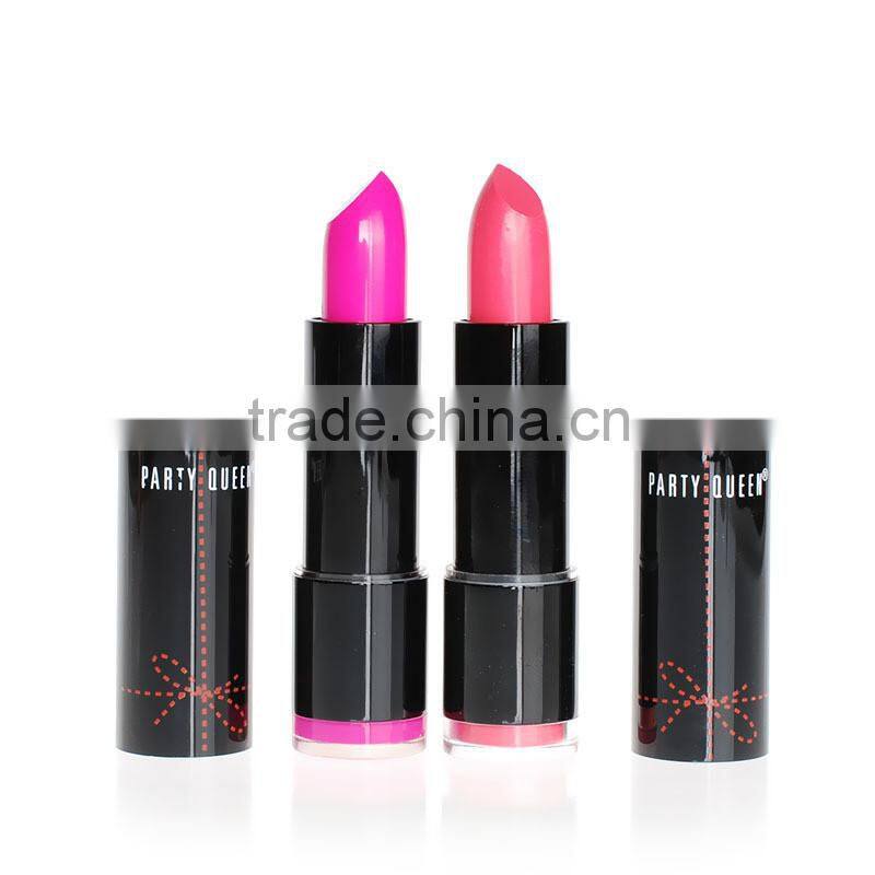 Party Queen 12 Color Lip Stick Bright Colorful lip waterproof private label lipstick