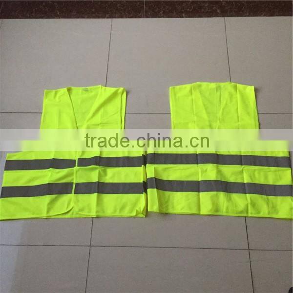 high visibility traffic safety vest fabric