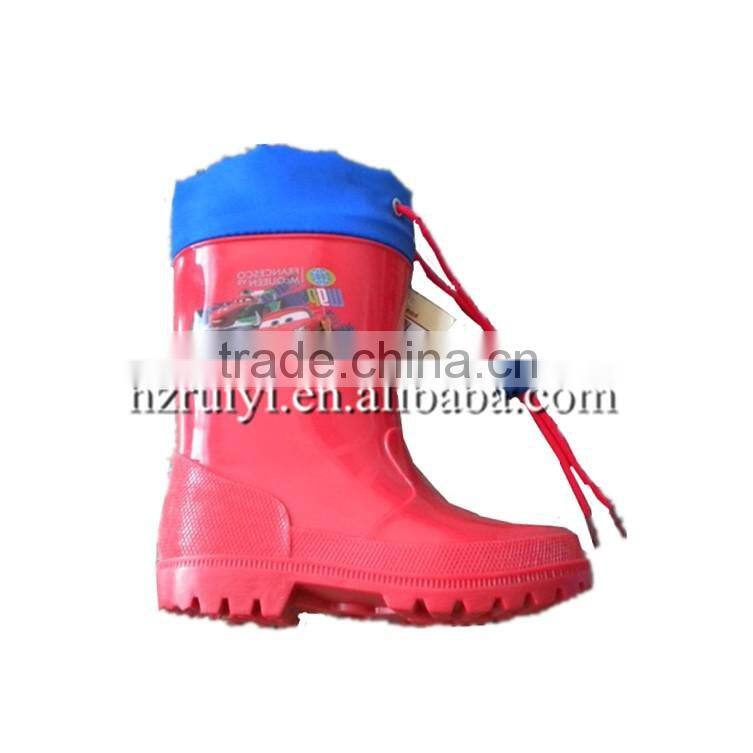 new style comfortable waterproof fishing construction pvc rain boots,kids footwear wholesale