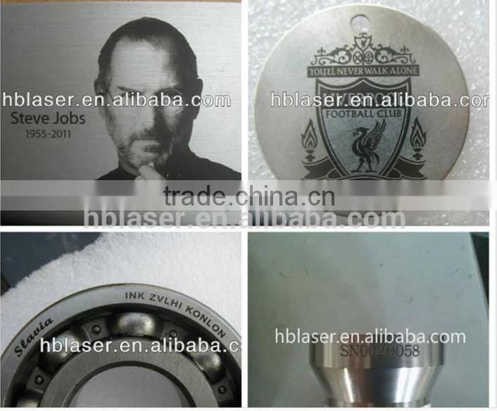 20W fiber laser stainless steel/bearing logo marking machine price