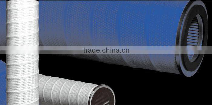 Gas filter separator with cartridge to remove solids and mesh pad to remove mist