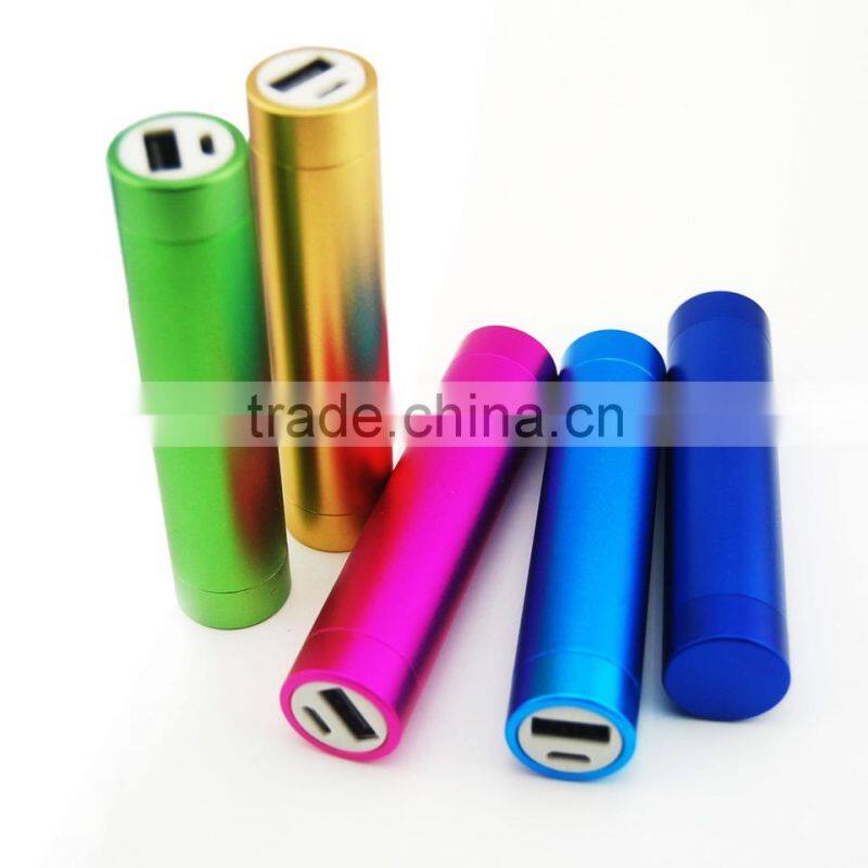 Wholesale 2600mah portable Power Bank Charger Mini Portable USB Charger for iPhone Samsung LG