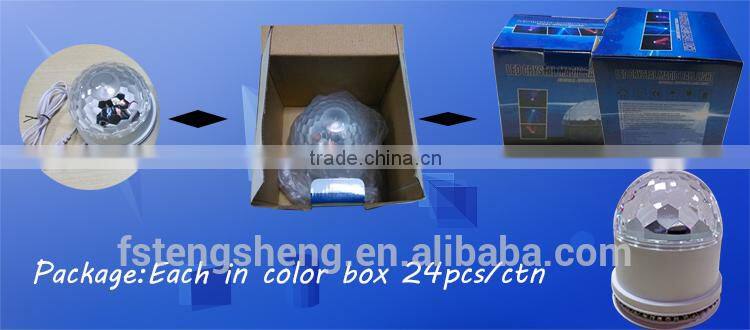 Remote Control RGB LED Crystal Ball Light Mini Magic Ball(CE&RoHS Compliant)