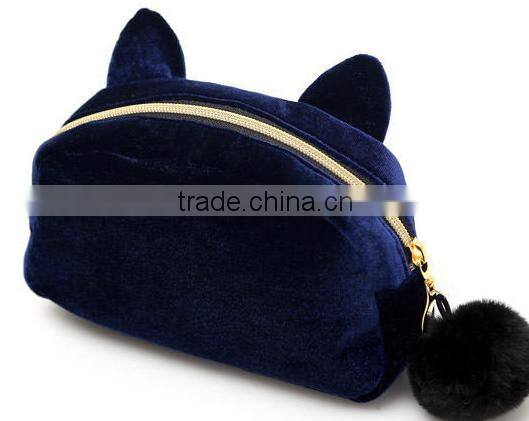 New style cute terry cloth cosmetic bags