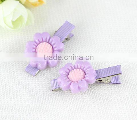flower plastic hair clip kids hair accessories set